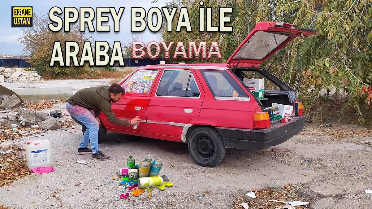 Покраска автомобиля аэрозольной краской | Как красить
