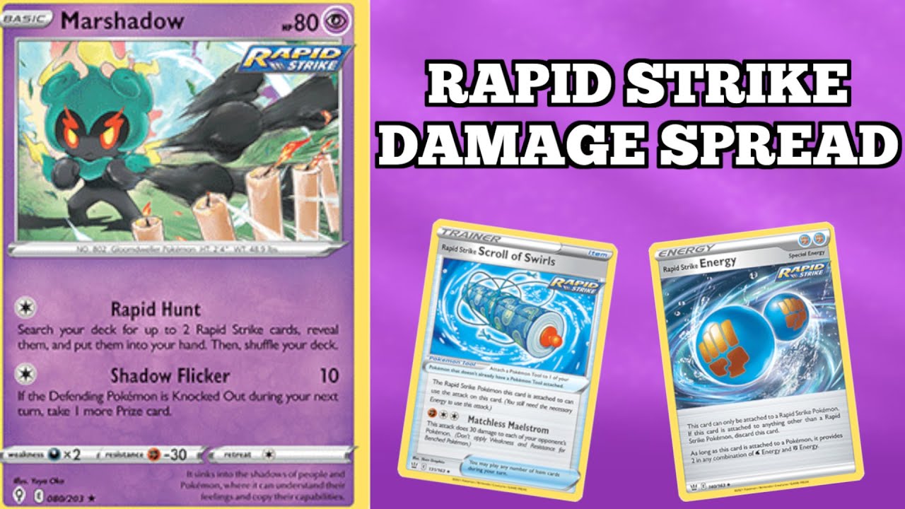 Spread Massive Damage with this Rapid Strike Deck!- PTCGO Expanded