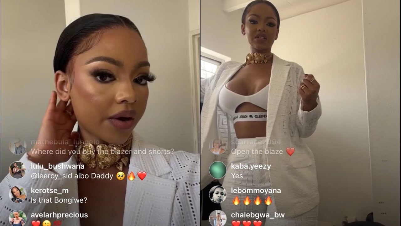 Mihlali Ndamase booked and busy in her LIVE | Musa Khawula’s petition didn’t work 😂