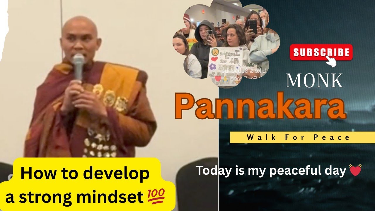 Venerable Monk Pannakara 🙏 Teaching All for Today's My Peaceful Day 🥰 