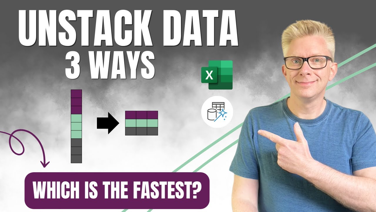 The FASTEST Way to Unstack Data in Power Query? 3 Methods Compared