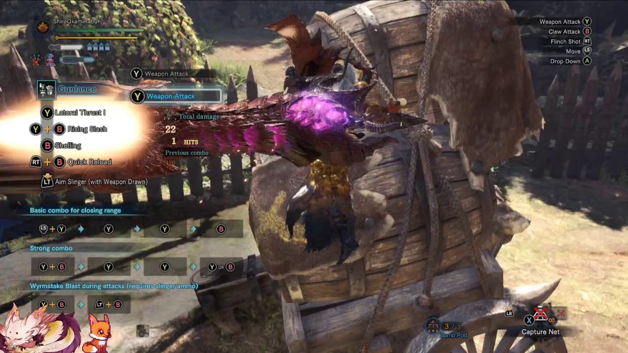 Kjarr gunlance decay vs safi's long shelling gunlances damage deference, top tier long shellings