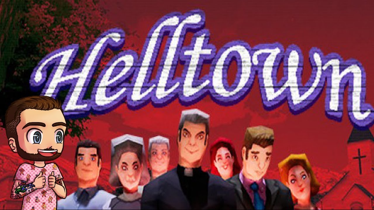HELLTOWN - AMAZING PS1 Style Horror Game, Full Playthrough + Alternate Ending and Secrets