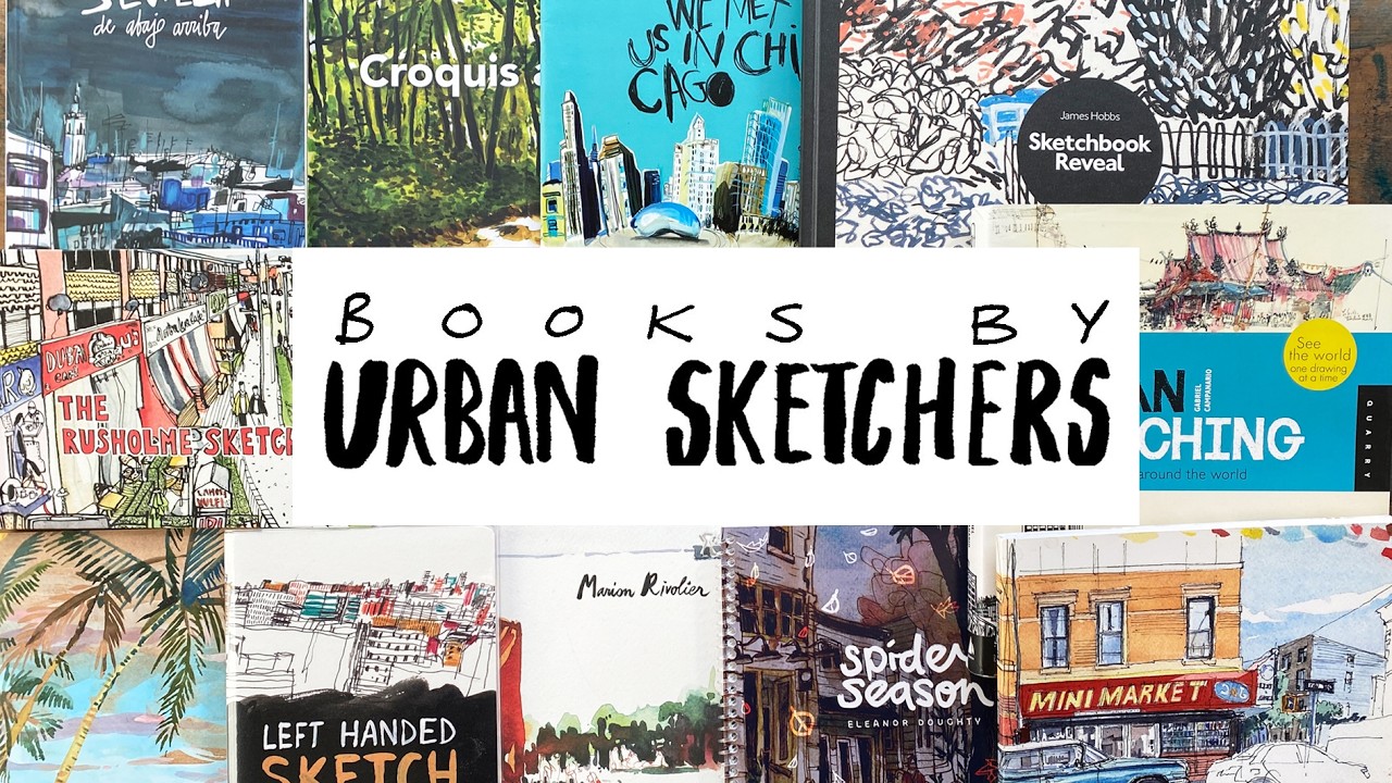 Обзор книги - Художники из сообщества Urban Sketchers