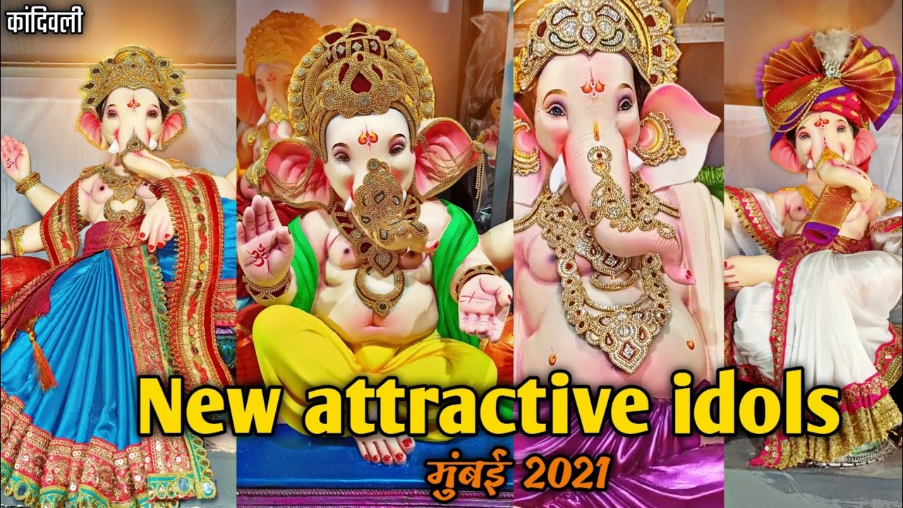 2021 New attractive ganesh idols at aditya art's Mumbai | Mumbai ganapti workshop 2021