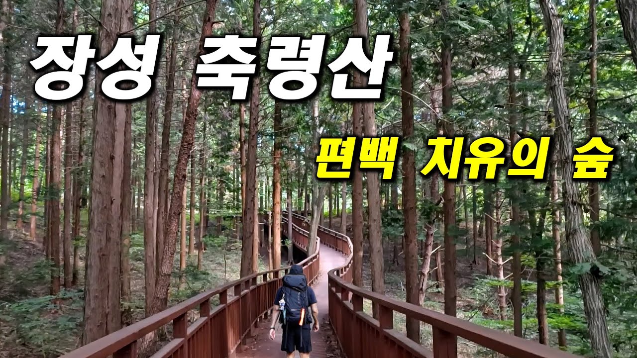여유롭게 즐길 수 있는 장성 축령산 하늘숲길 코스