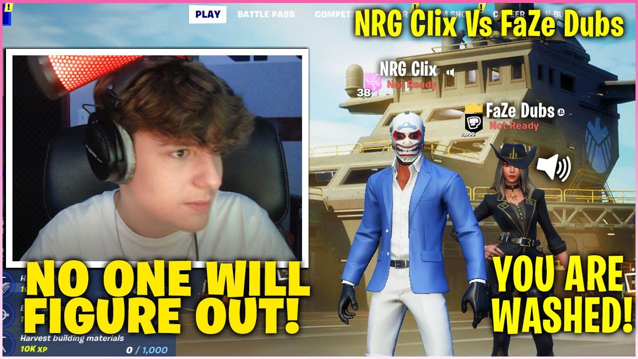 CLIX Challenged FaZe DUBS To 1v1 Creative Wagers & *REVEALS* The Truth About MACROING In World Cup!