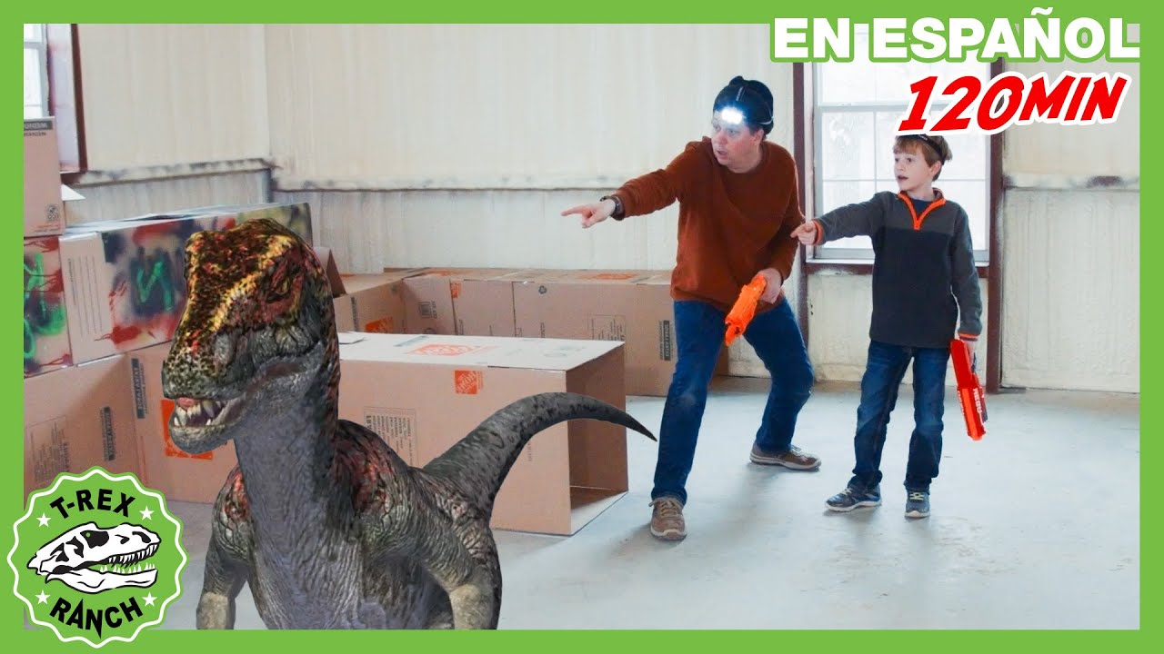 ¡Ataque de Raptors! El juguete T-Rex salva el día Parte 2 | 🦖 T-Rex Rancho | Moonbug Kids