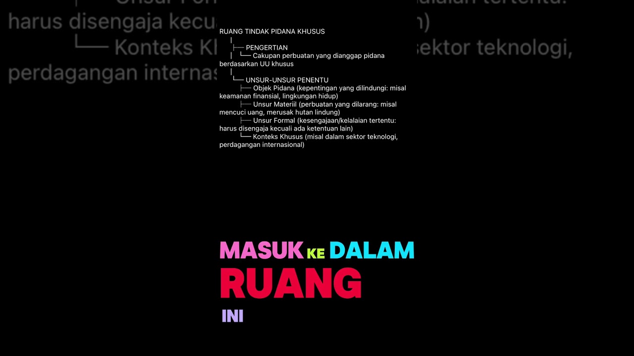 Tugas video Hukum Pidana Khusus 