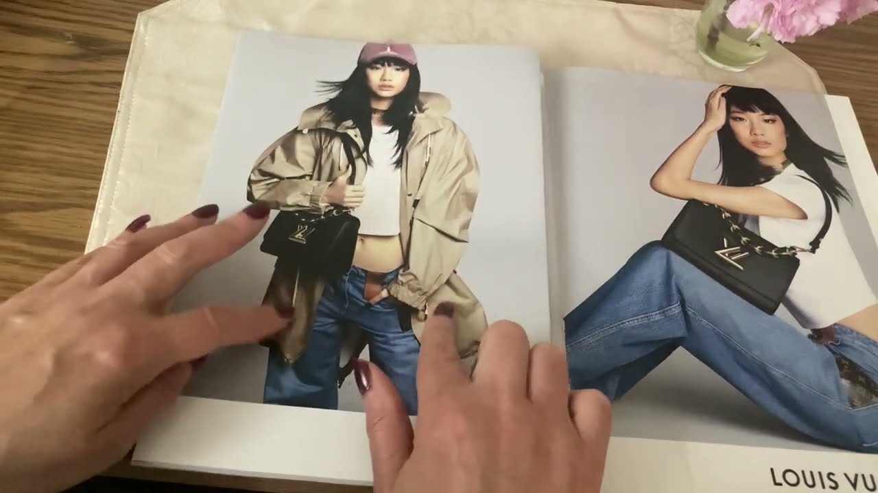 ASMR- Vogue Magazine Flip Through Soft Spoken J-Lo on Cover