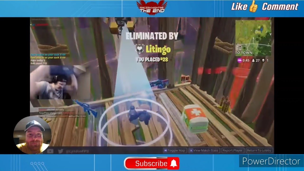 LyndonFPS Fortnite Rage Compilation #1 Reaction