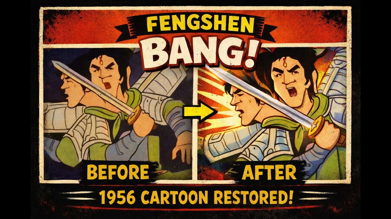 The Story of the Chinese Gods- Fengshen Bang - 1976 – AI Restored | Historic Animated Film