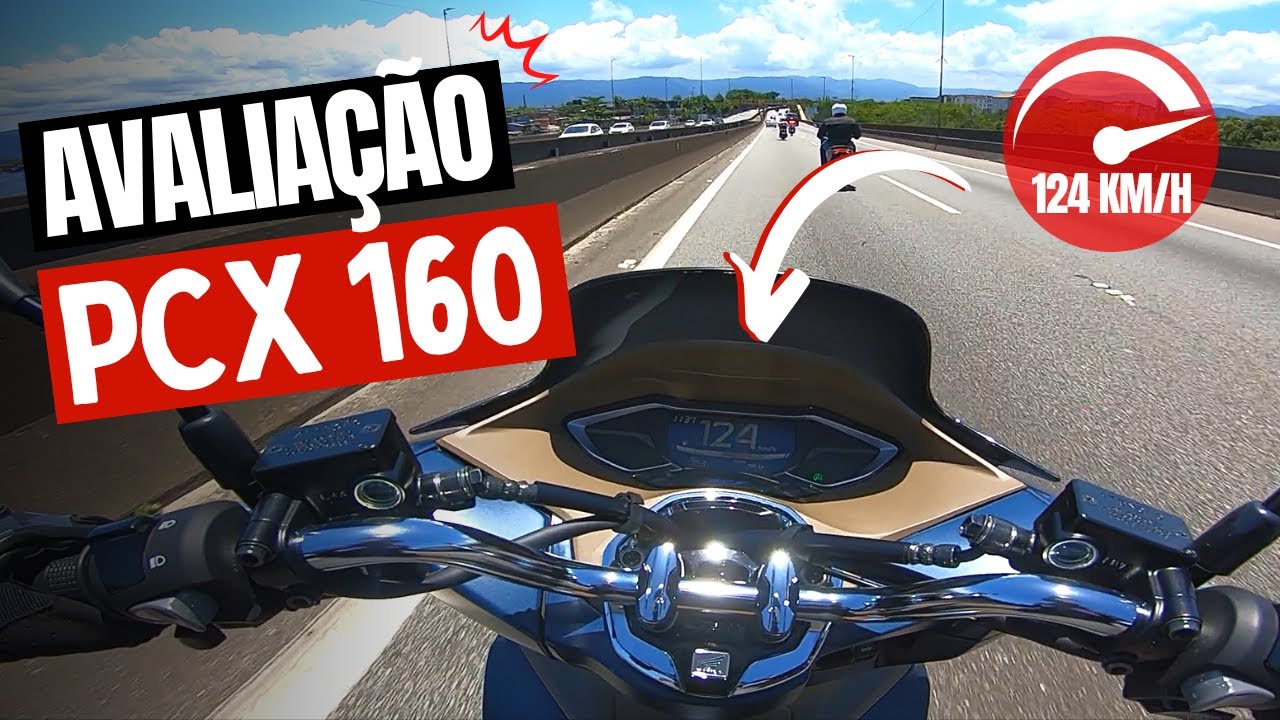 TESTE PCX 2023:  COMO ANDA O LANCAMENTO DA HONDA? DEU 124 KM/H!