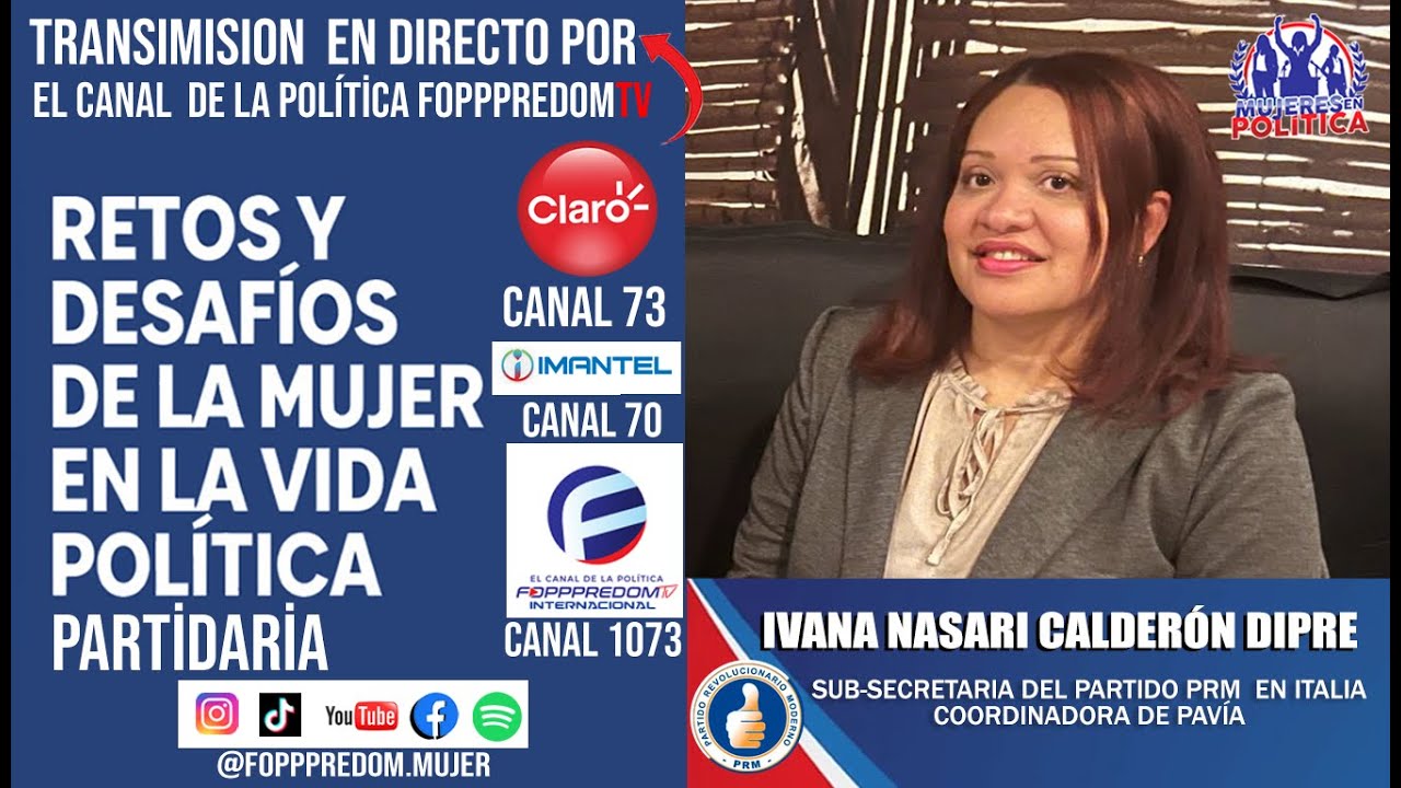 Ivana  Calderón Dipre Retos y desafíos de la mujer en la vida política partidaria
