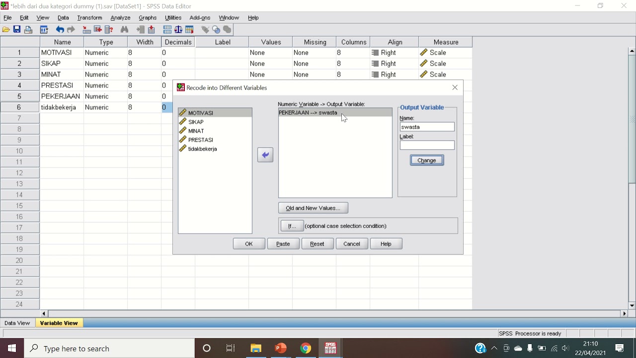 Uji SPSS Regresi Ganda dengan Variabel Dummy 