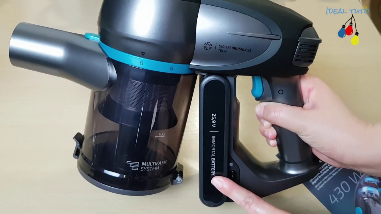Aspirateur Balai CONGA ROCKSTAR 500 ERGOWET CECOTEC déballage et test