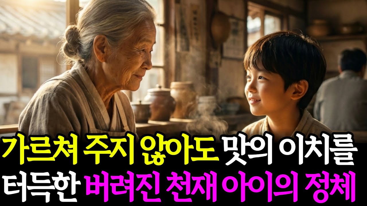 가르쳐 주지 않아도 맛의 이치를 깨달은 버려진 아이의 충격적인 정체