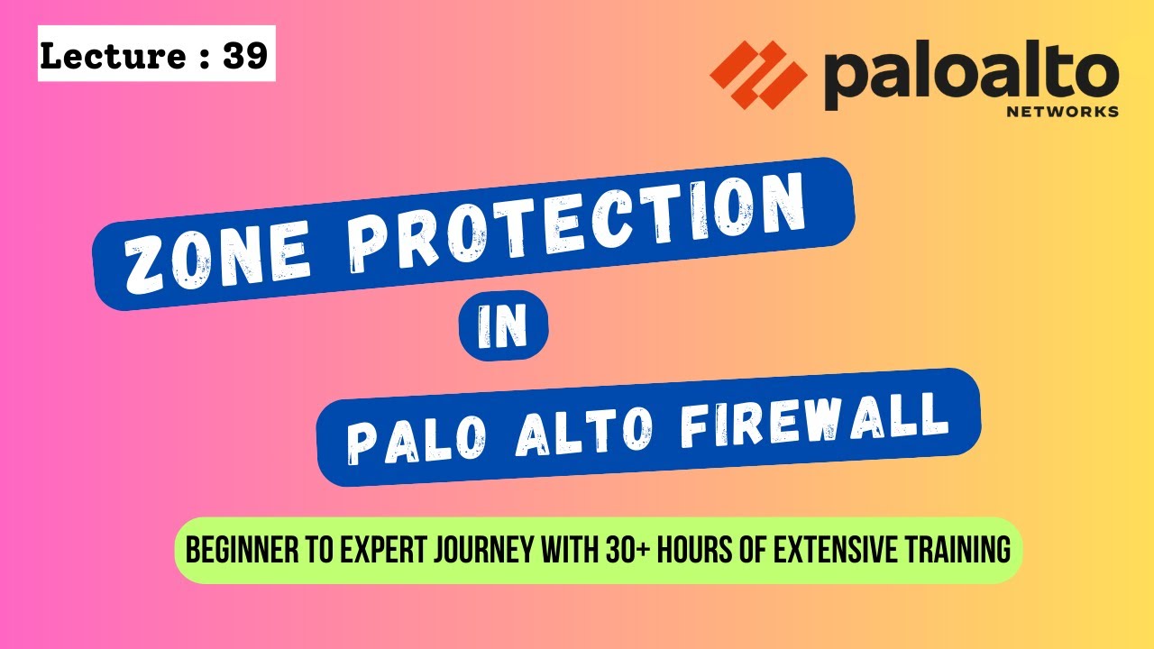 Лекция: 39 || Обучение работе с межсетевым экраном Palo Alto || Функция защиты зон в межсетевом э...