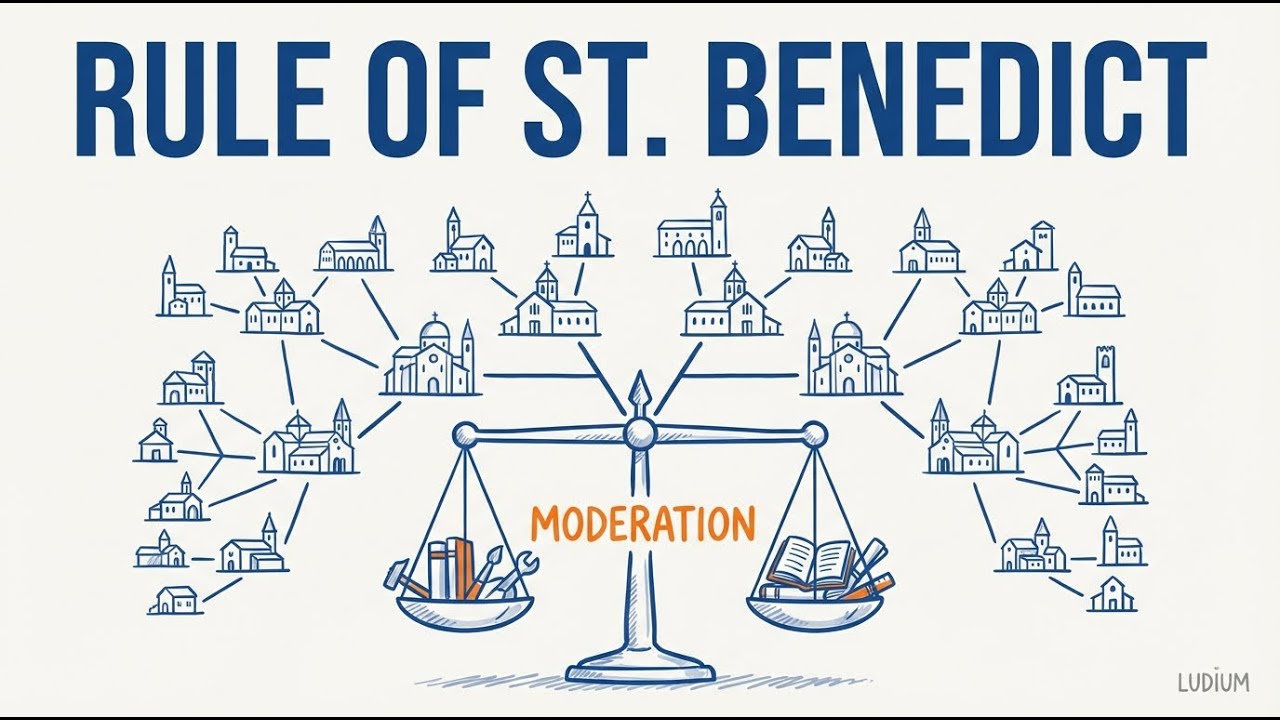 The Rule of Saint Benedict: How Moderation Built a Monastic Empire