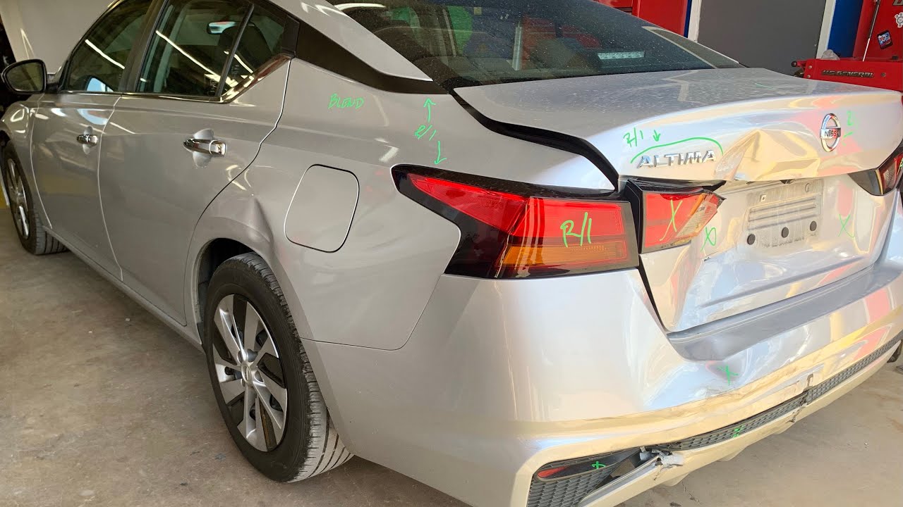 NISSAN ALTIMA - REPLACE THE REAR END - HOW TO