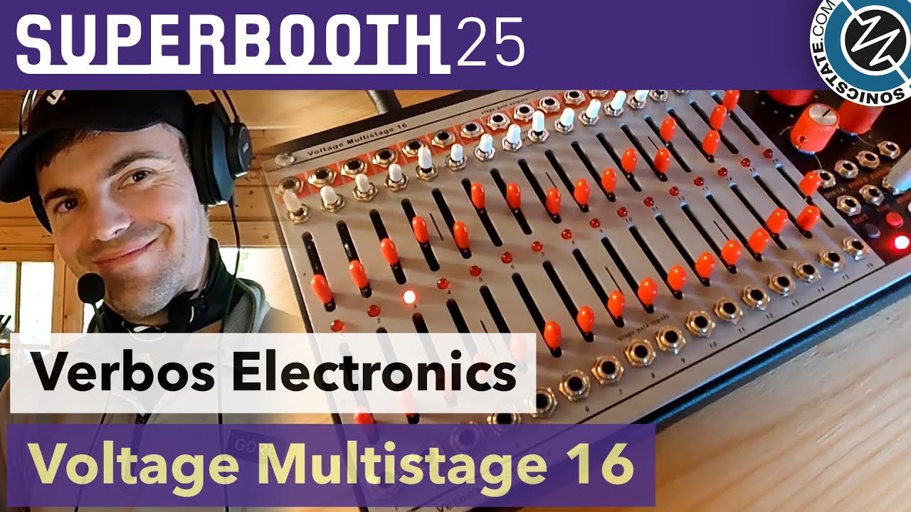 Verbos Electronics: Voltage Multistage 16 Sequencer - Superbooth 25