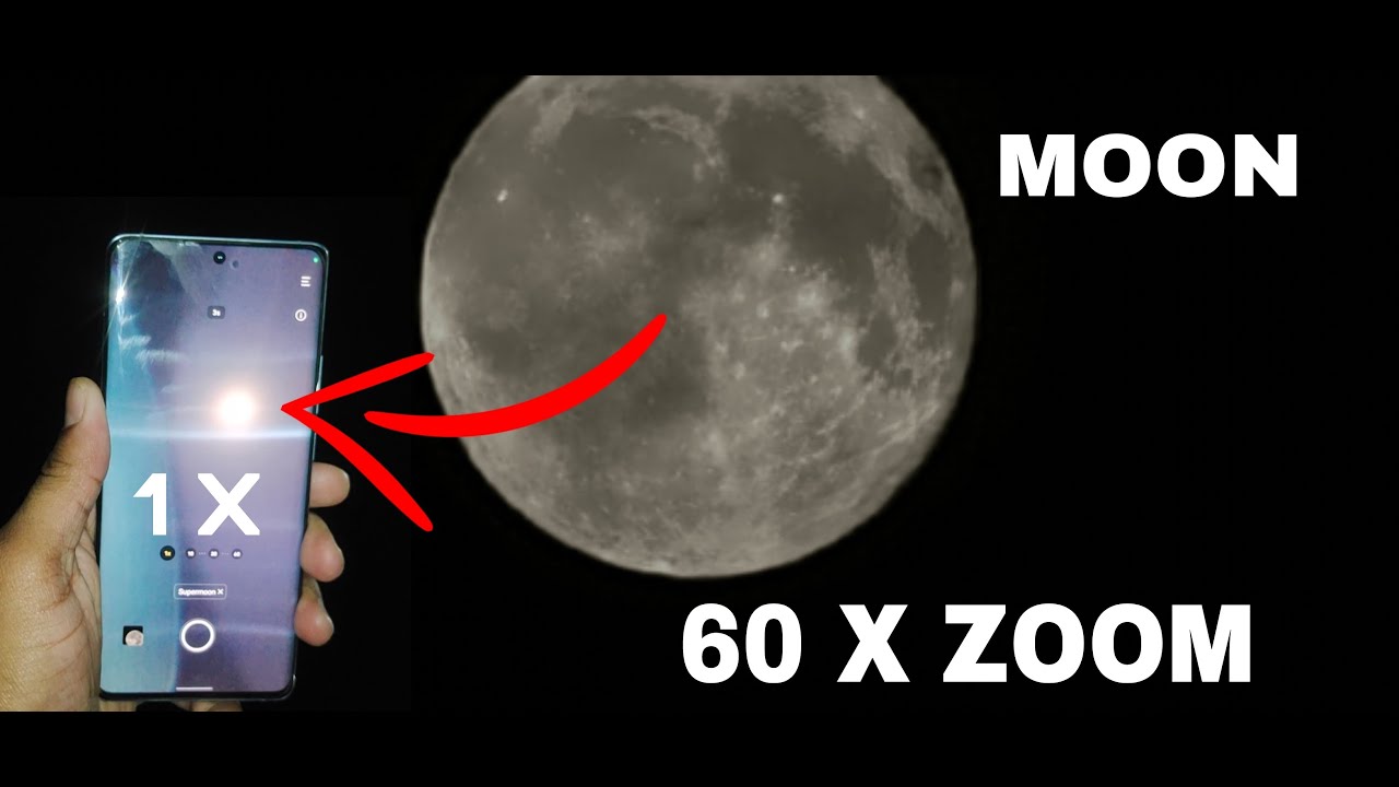 60 X zoom Test vivo x70Pro - Can it capture The moon, Vivo x70pro zoom test in space 😱