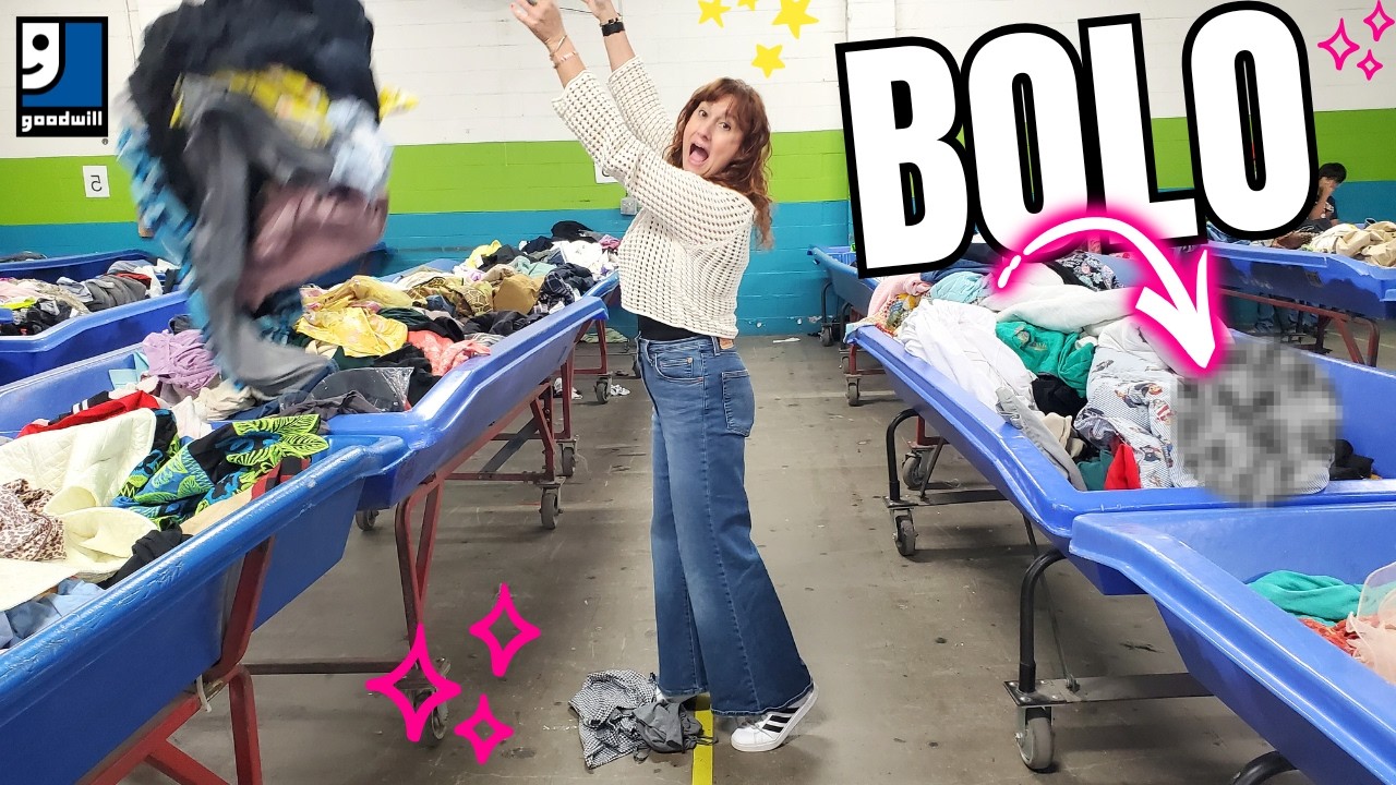 The ONE BOLO That Saved My Entire Bins Day ~ Goodwill Outlet Bins Thrift Haul To Resell on Ebay