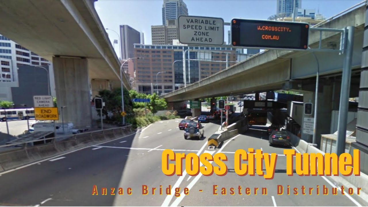 Driving Tour - Cross City Tunnel Anzac Bridge - Eastern Distributor