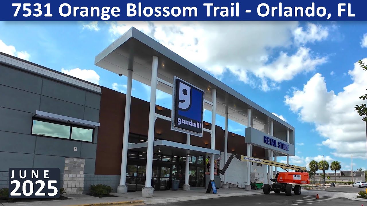 Goodwill in Orlando Florida at 7531 Orange Blossom Trail near The Florida Mall - Thrift Store 5230