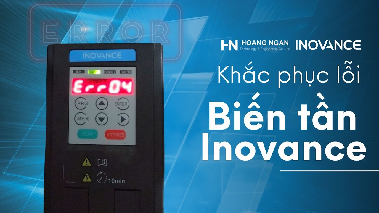 Cách khắc phục lỗi trên biến tần Inovance MD310, MD200, MD290 thường gặp
