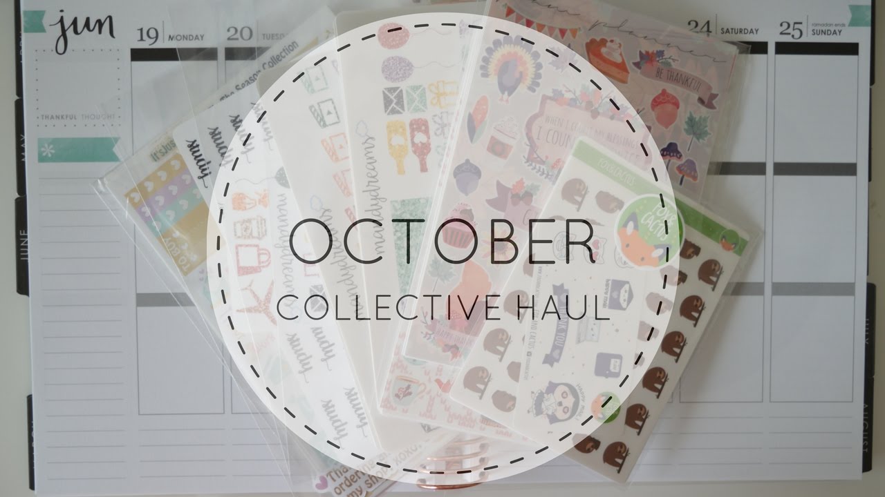 October Collective Haul (SPC, GP, Mandydreams, SJH, SweetKawaiiDesign and MORE)
