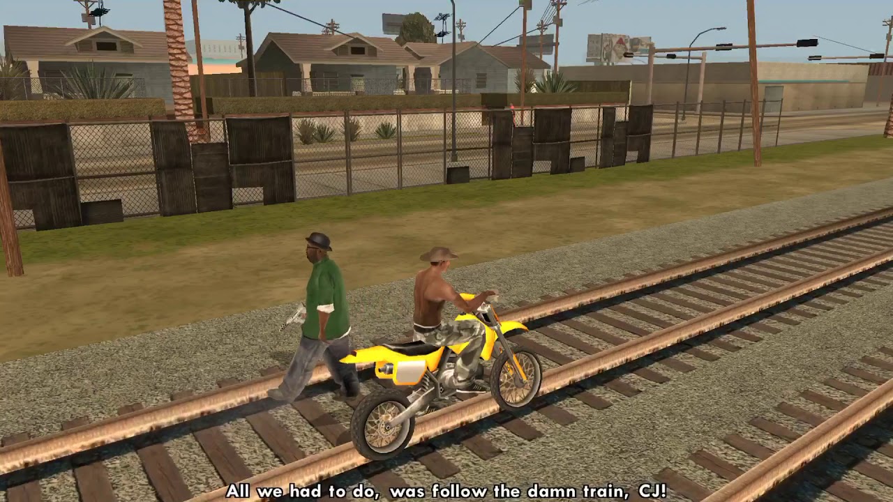 ALL WE HAD TO DO WAS FOLLOW THE DAMN TRAIN CJ