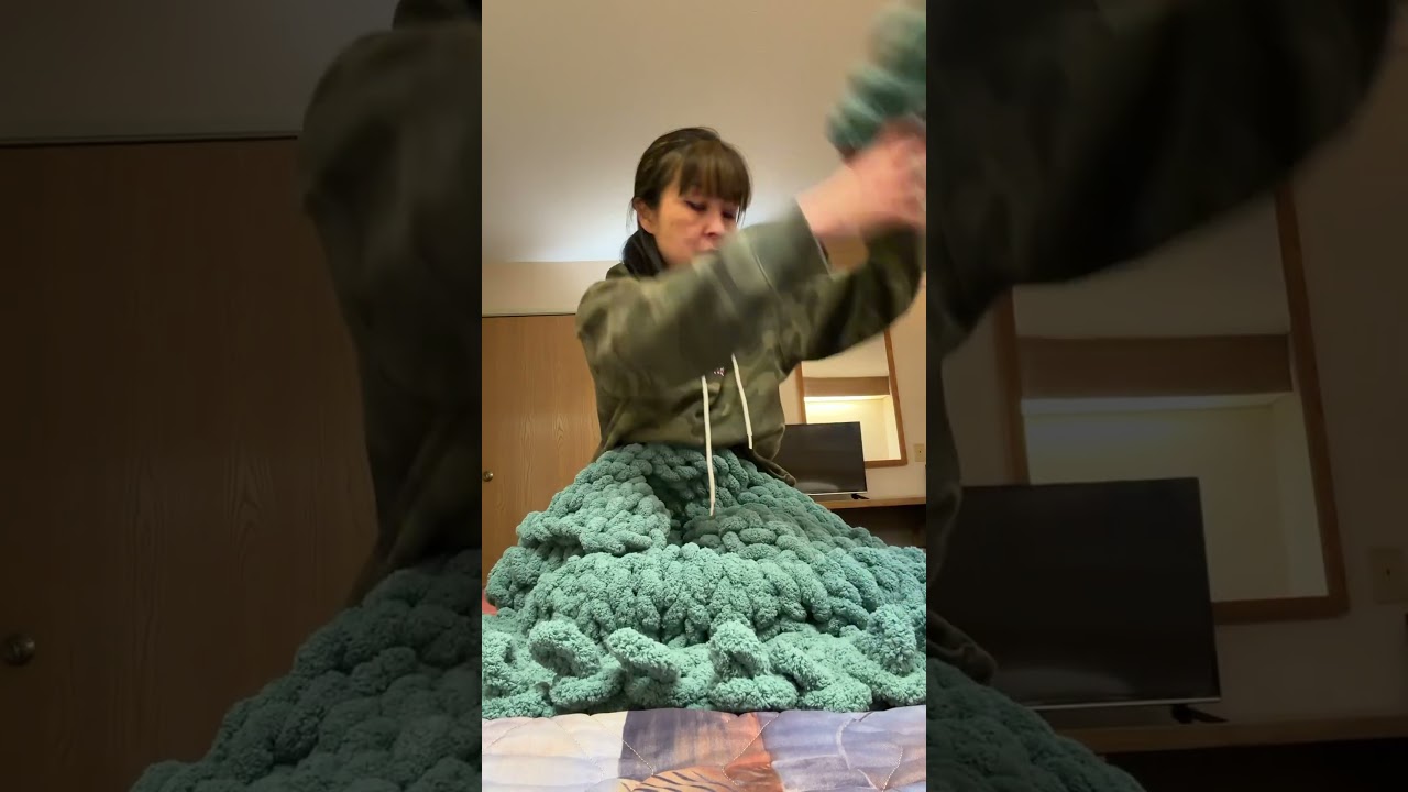 Blanket making #howto #blanket #lifestyle #cooll