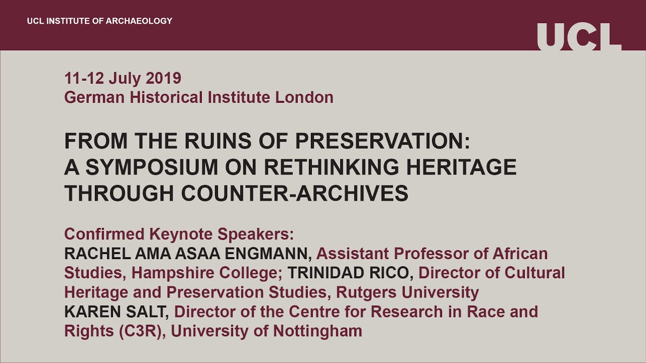 From the Ruins of Preservation: 11th July 2019