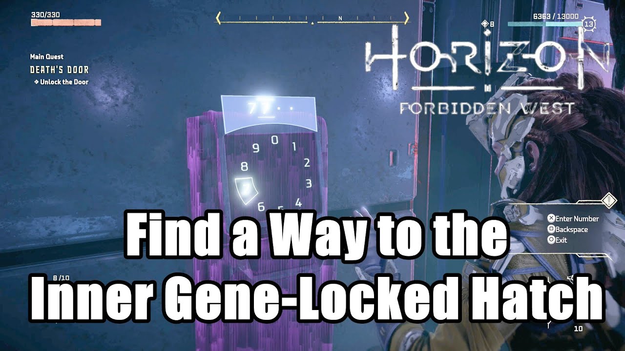 Horizon Forbidden West : Find a Way to the Inner Gene-Locked Hatch l Death's Door Quest Guide