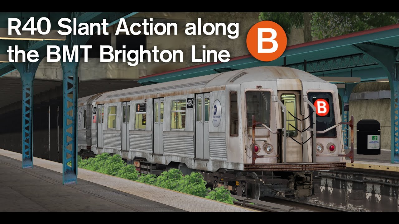 OpenBVE: R40 Slant (B) Action along Brighton (2000s)