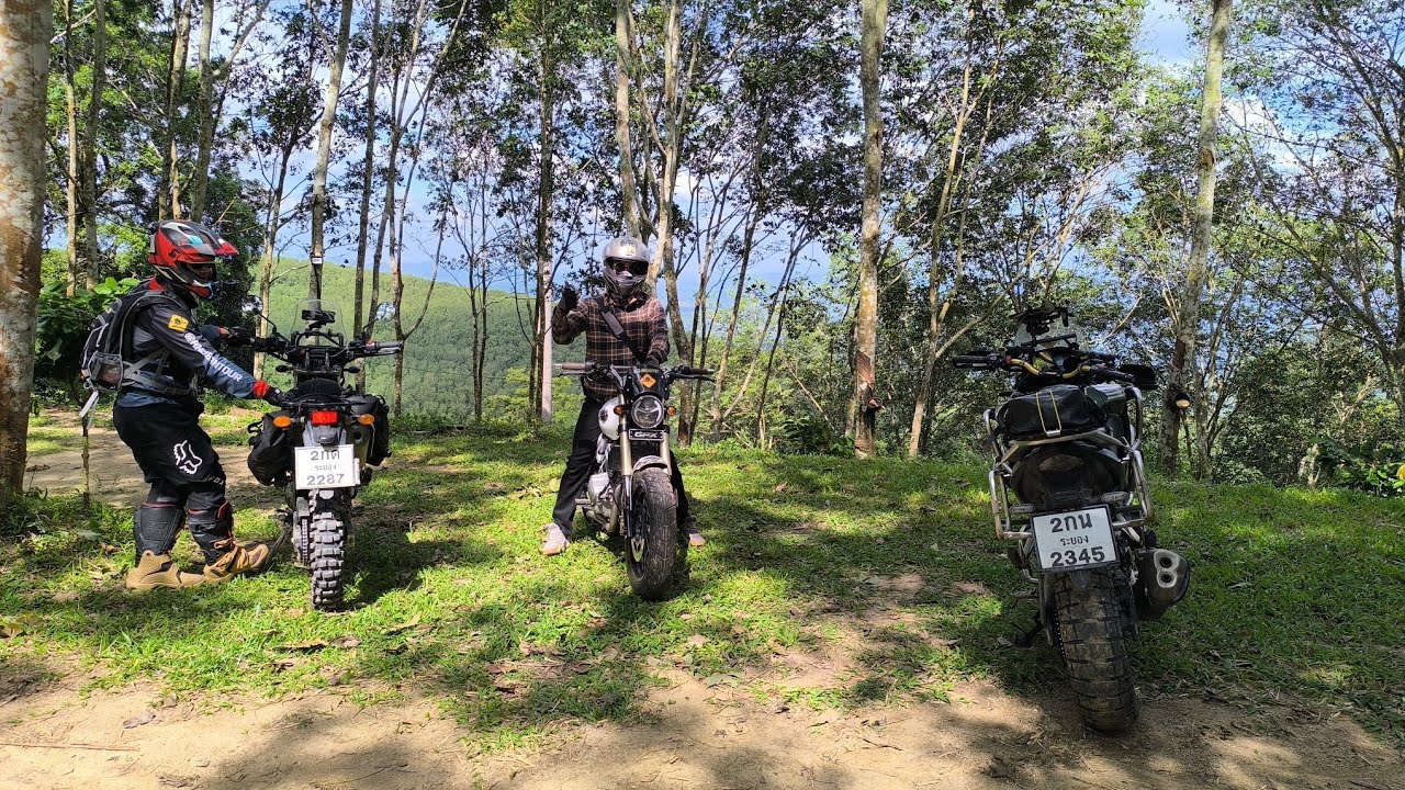 อัพเดทเส้นทางไปลานกางเต็นท์ ไร่ภูเขมินท์ จ.ระยอง 07/11/2024 #CB500X #KLX230 #GPXtwin250
