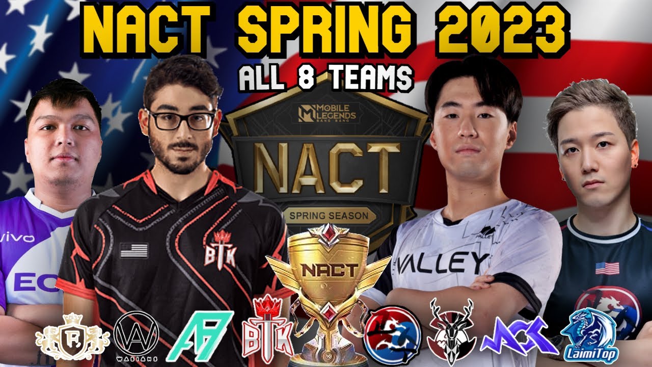 ALL 8 TEAMS PLAYING IN NACT SPRING 2023 REGULAR SEASON! ( DATES/ROSTER )