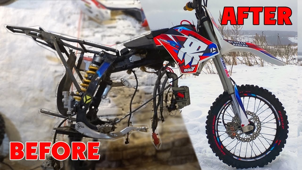 Easy DIRTBIKE REBUILD | YCF 190 restoration TIME LAPSE