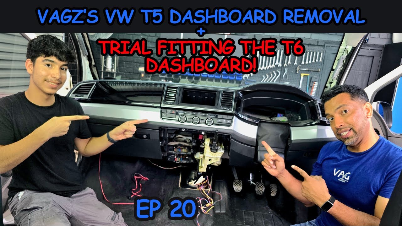 Removing the VW T5 Dash… Then Test Fitting a T6 Upgrade. Ep20.