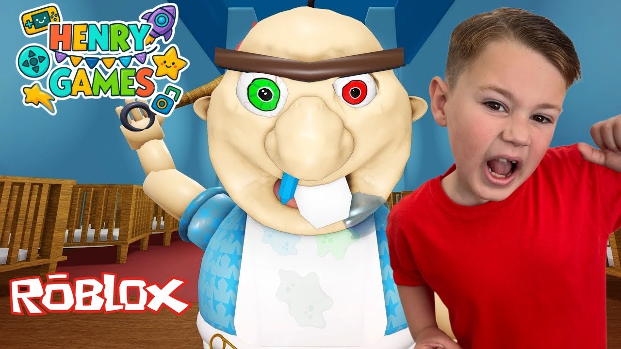 BABY BOBBY is so FAST!! | HENRY GAMES | Escape Baby Bobby's Day care on Roblox |