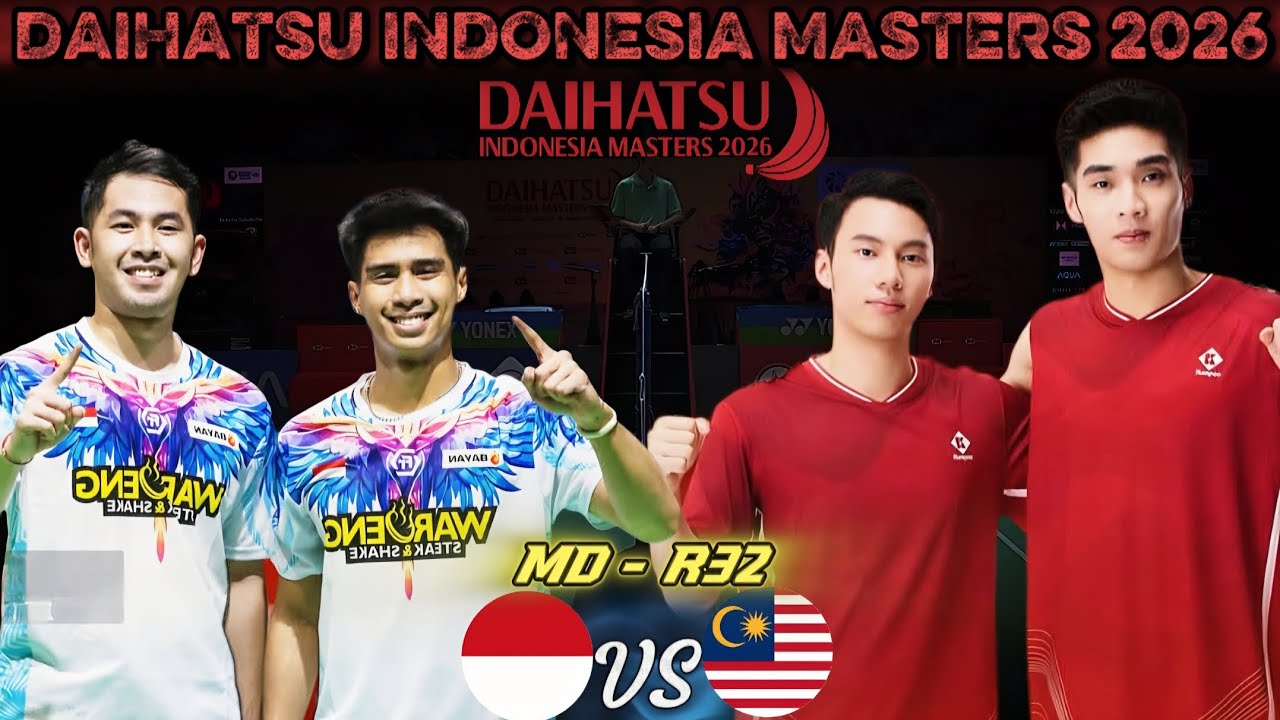 Sabar Karyaman Gutama/Moh Reza Pahlevi Isfahani vs Lwi/Chia (MAS) | R32 Badminton DIM26