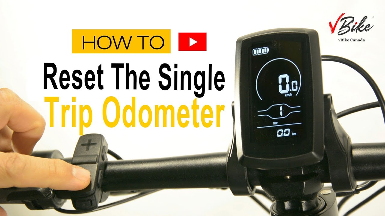 Electric bike: How To Reset vBike Single Trip Odometer?