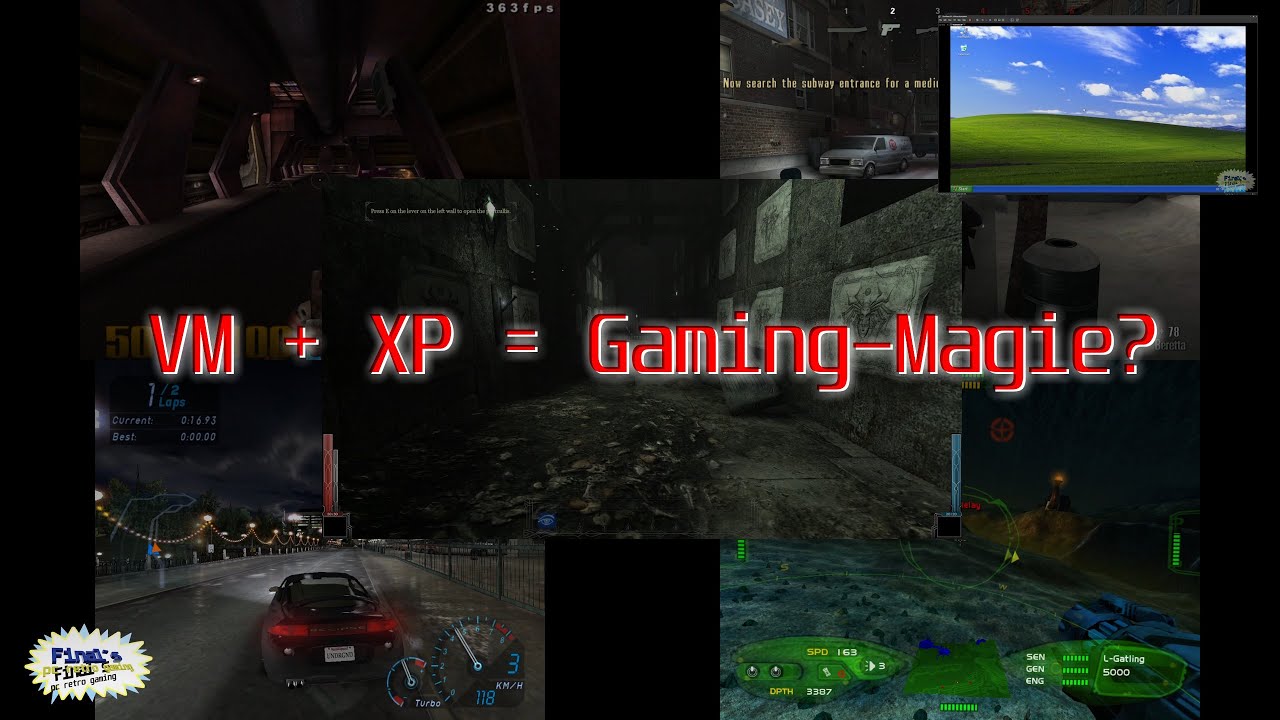 🎮 Windows XP in VMWare Workstation für Gaming im Test - Welche Retro-Spiele laufen wirklich? 🇩🇪