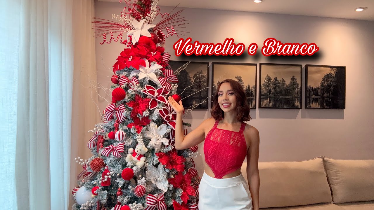 DECORAÇÃO DE NATAL 2025 ( Vermelho e Branco) 