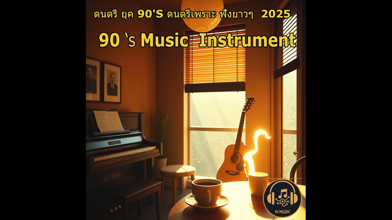 เพลงดัง ฟังเพราะ ยุค 90  : ดนตรี ยุค 90'S ดนตรีเพราะ ฟังยาวๆ  2025   ไม่มีโฆษณา