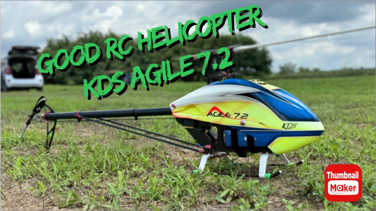 Old RC Helicopter KDS Agile 7.2 Flight. | 청주 세종 비행장