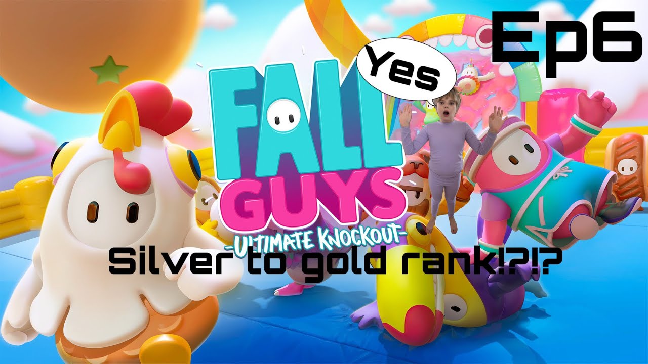 Seby gong to silver rank to gold rank!?! In fall guys ep6