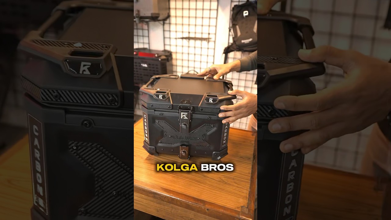 Kolga bros 36L top box | Kolga bros Carbon series | Aluminium top box