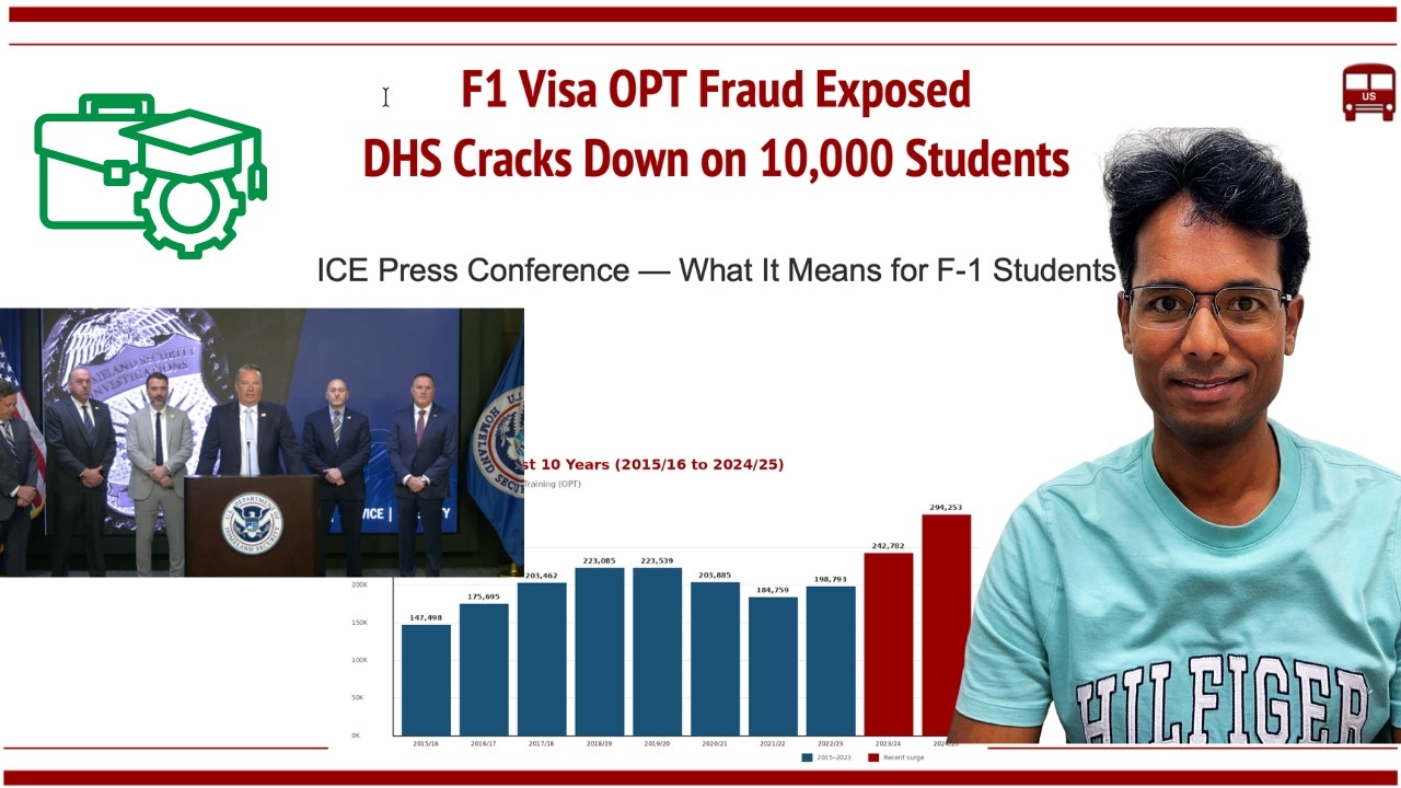 F1 Visa OPT Fraud Crackdown by DHS - 10,000 Students Violated. How Fraud Occurred? How to avoid?